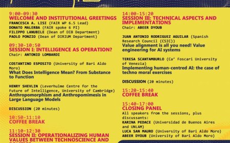 Convegno internazionale sull’etica dell’intelligenza artificiale - Università di Bari, 7 febbraio 2025