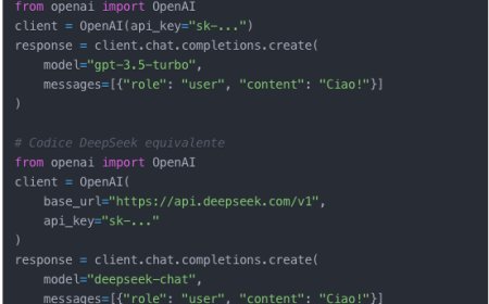 DeepSeek sfida ChatGPT: rivoluzione nelle API dell'Intelligenza Artificiale