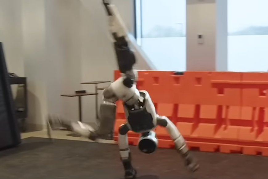 Immagine di Atlas che fa la ruota