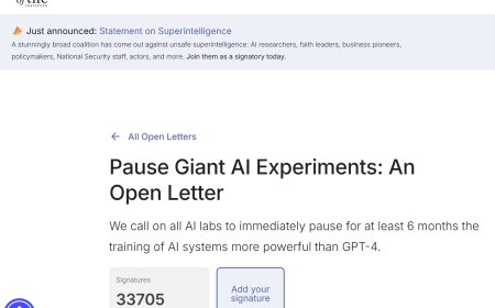 Oltre 1.500 leader globali chiedono una pausa nello sviluppo della superintelligenza AI