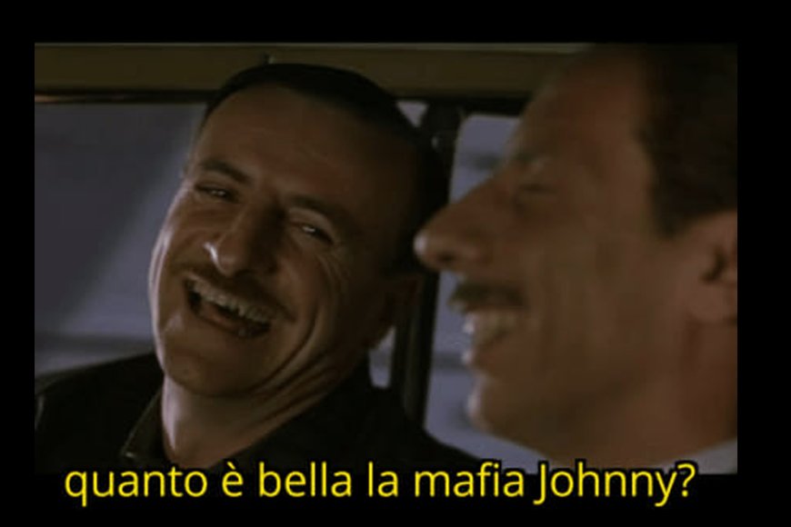 La mafia è una montagna di merda, ma quanto è bella la mafia Johnny