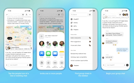 ChatGPT entra nelle chat di gruppo: la collaborazione AI prende vita