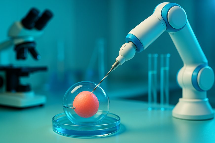 La prima gravidanza da fecondazione assistita con robot e intelligenza artificiale