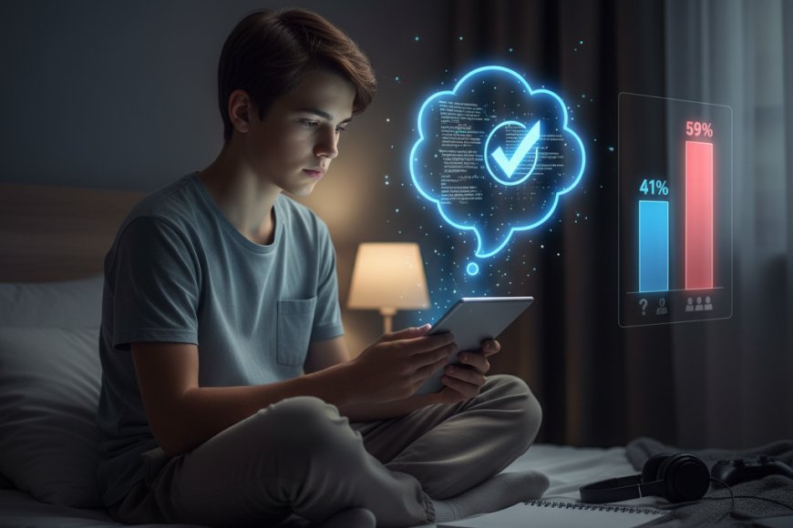 Il 41 per cento degli adolescenti chiede aiuto all’intelligenza artificiale