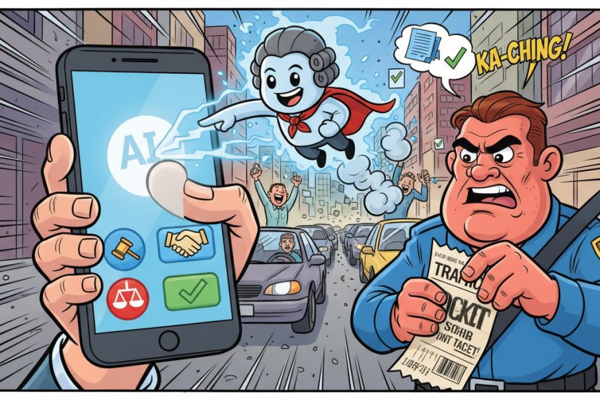 Tre clik contro la multa e l'intelligenza artificiale diventa paralegale