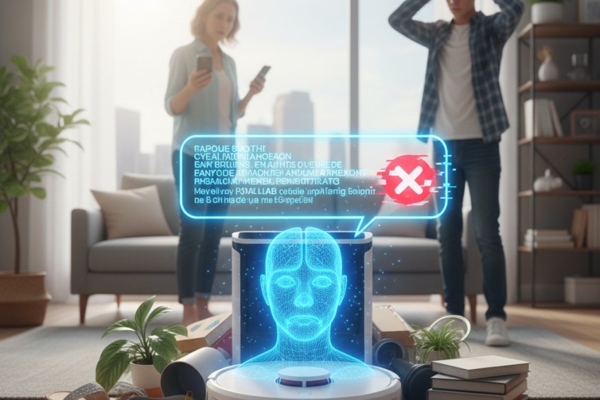 Il robot aspirapolvere è in crisi