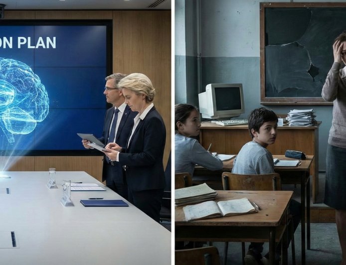 L'ambizione europea dell'intelligenza artificiale si scontra con la realtà di un'istruzione ancora analogica