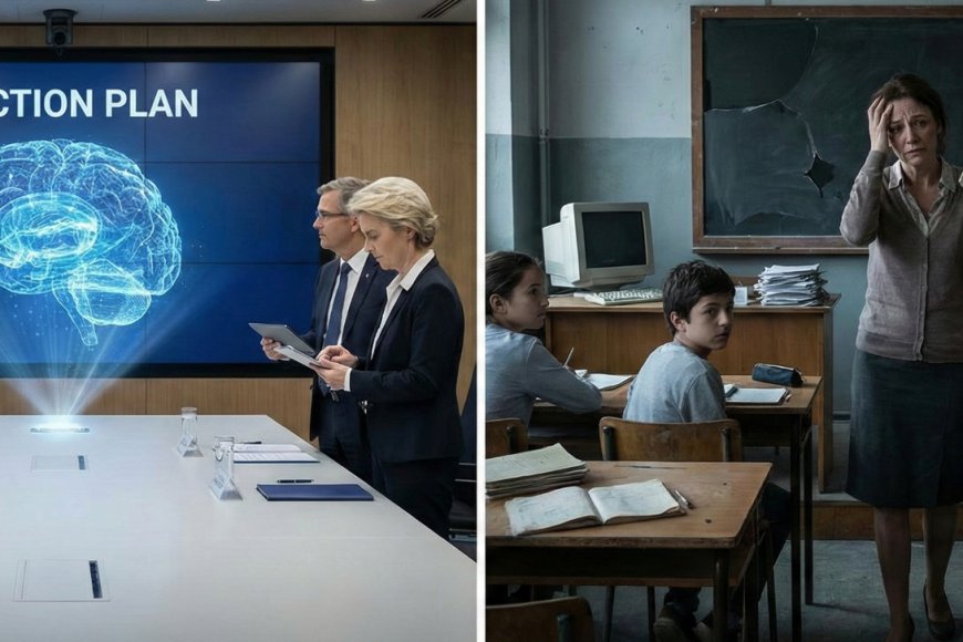 L'ambizione europea dell'intelligenza artificiale si scontra con la realtà di un'istruzione ancora analogica