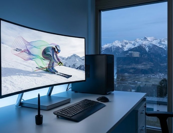 Intel trasforma i movimenti degli atleti olimpici in sculture digitali con la tecnologia Spacetime Slices