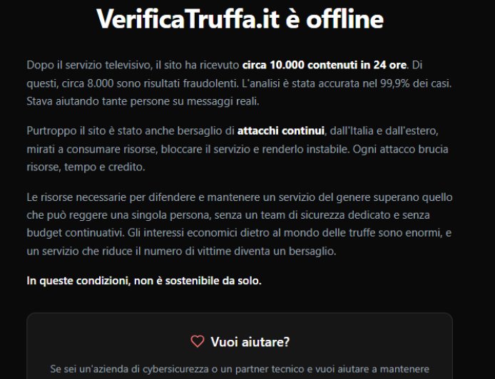 VerificaTruffa.it: l’esperimento di MCC sotto attacco. Quando la sicurezza diventa un bersaglio