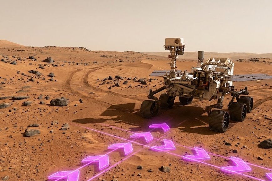 Perseverance attraversa i deserti marziani seguendo le rotte tracciate dall’intelligenza artificiale di Anthropic