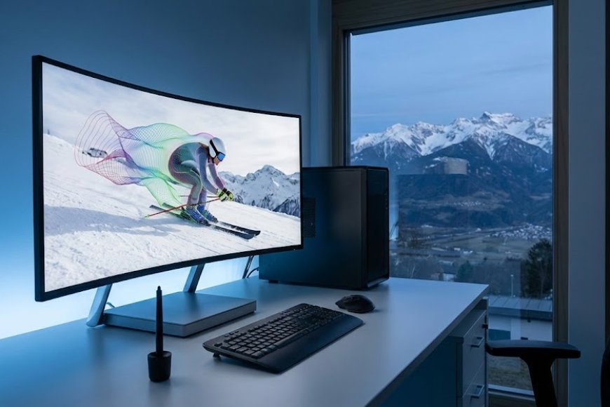 Intel trasforma i movimenti degli atleti olimpici in sculture digitali con la tecnologia Spacetime Slices