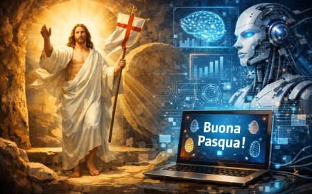 Cristo è risorto. E l’intelligenza artificiale risponde: buona Pasqua