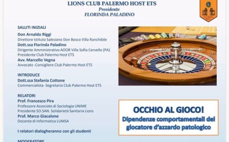 Occhio al gioco! Conferenza sulla Ludopatia del Lions Palermo Host