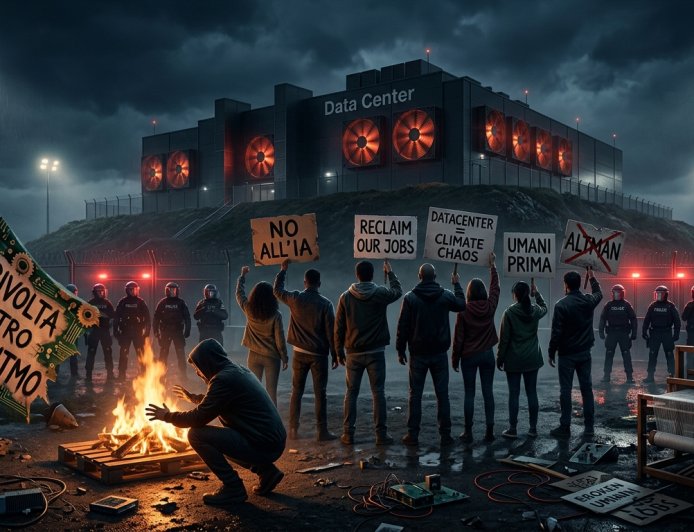 La Rivolta contro l'AI: tra nuovi sabotaggi e crisi della legittimazione tecnologica