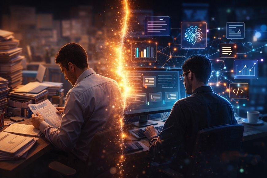 L’intelligenza artificiale ridisegna il lavoro. Più che sostituire, riorganizza.