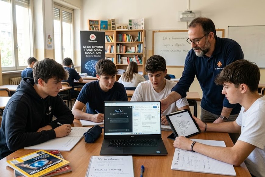 I Salesiani sperimentano l'AI a scuola e il progetto diventa caso di studio per Google