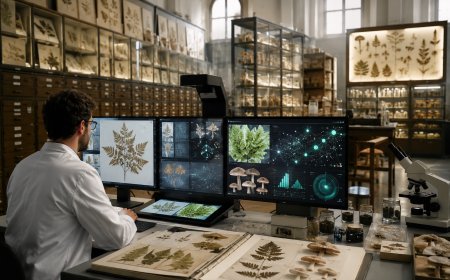 Piante e funghi diventano dati contro l’estinzione: l’IA entra negli erbari