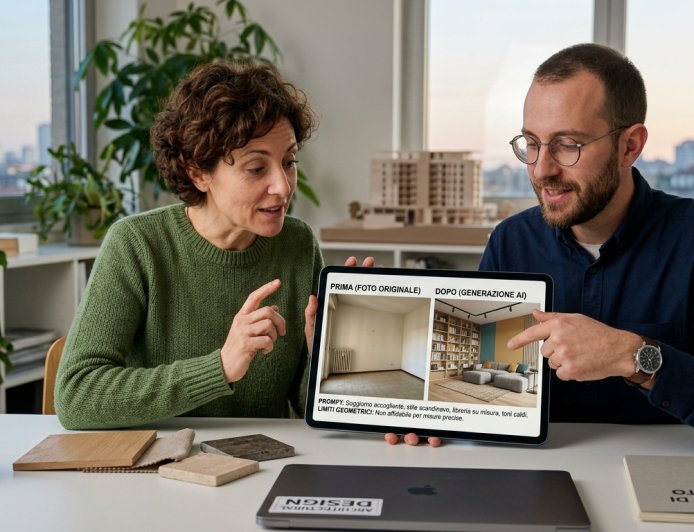 L'intelligenza artificiale nell'interior design: tra democratizzazione visiva e limiti strutturali